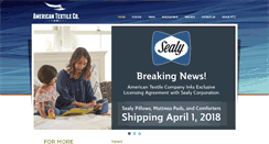 Desktop Screenshot of americantextile.com